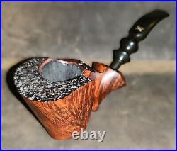 PREBEN HOLM Fancy Matt Freehand (C5) Tobacco Pipe. UNSMOKED