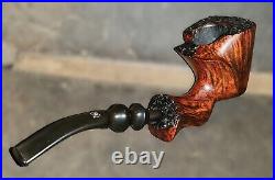 PREBEN HOLM Fancy Matt Freehand (C5) Tobacco Pipe. UNSMOKED