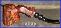 PREBEN HOLM Fancy Matt Freehand (C5) Tobacco Pipe. UNSMOKED