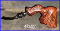 PREBEN HOLM Fancy Matt Freehand (C5) Tobacco Pipe. UNSMOKED