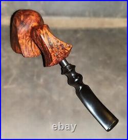 PREBEN HOLM Fancy Matt Freehand (C5) Tobacco Pipe. UNSMOKED