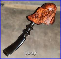 PREBEN HOLM Fancy Matt Freehand (C5) Tobacco Pipe. UNSMOKED