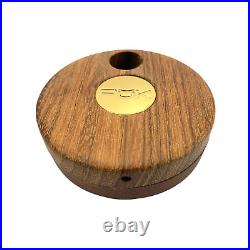PUK Pipe Smoking & Storage Bowl WithStorage Case-Share Tubes Mix Stone Wood/Gold