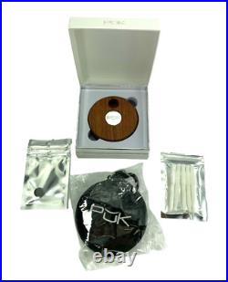 PUK Pipe Smoking & Storage Bowl WithStorage Case-Share Tubes Mix Stone Wood/Silver