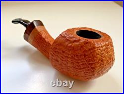 P. Jeppesen Handmade Ida Easy Cut Sandblasted Freehand (4) Tobacco Pipe