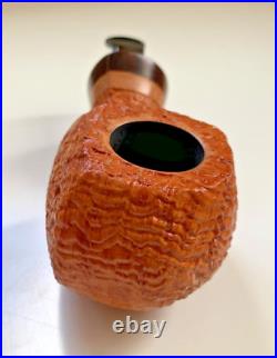 P. Jeppesen Handmade Ida Easy Cut Sandblasted Freehand (4) Tobacco Pipe