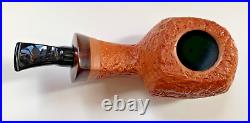 P. Jeppesen Handmade Ida Easy Cut Sandblasted Freehand (4) Tobacco Pipe