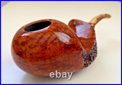 P. Jeppesen Handmade Ida Easy Cut Smooth Freehand (5) Tobacco Pipe