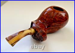 P. Jeppesen Handmade Ida Easy Cut Smooth Freehand (5) Tobacco Pipe