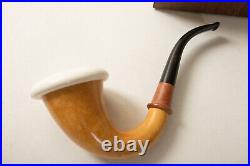 Parker of London Smoking Pipe (UC4-2) New 6101 (JSF6) Med Bent Billiard Calabash