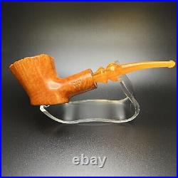 Paykoc Briar Tobacco Pipe- Flat Bottomed And Asymmetrical Bowl- Italy