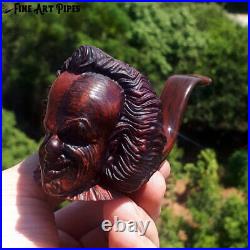 Pennywise the Dancing Clown Briar Wood Tobacco Pipe M-884 by Oguz Simsek