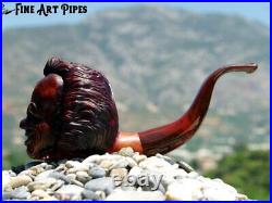 Pennywise the Dancing Clown Briar Wood Tobacco Pipe M-884 by Oguz Simsek