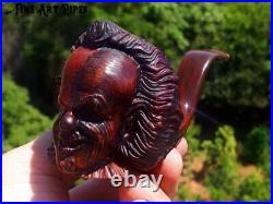 Pennywise the Dancing Clown Briar Wood Tobacco Pipe M-884 by Oguz Simsek