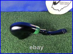 Peterson 2024 St. Patrick's Ebony Green Ferrule 305 Unsmoked Briar Tobacco Pipe