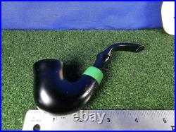 Peterson 2024 St. Patrick's Ebony Green Ferrule 305 Unsmoked Briar Tobacco Pipe