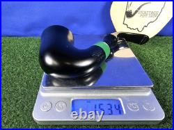 Peterson 2024 St. Patrick's Ebony Green Ferrule 305 Unsmoked Briar Tobacco Pipe