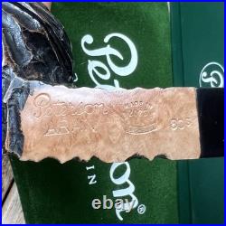 Peterson Aran Rusticated Bent Bulldog (80s) Fishtail Tobacco Pipe NEW