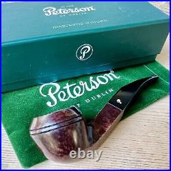 Peterson Aran Smooth Bent Bulldog (80s) Fishtail Tobacco Pipe NEW