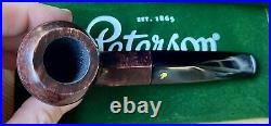 Peterson Aran Smooth Bent Bulldog (80s) Fishtail Tobacco Pipe NEW