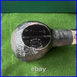 Peterson Churchwarden Black Sandblasted Barrel Fishtail Tobacco Pipe New