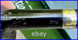 Peterson Churchwarden Sandblasted (D24) Fishtail Tobacco Pipe New