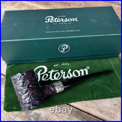 Peterson Donegal Rocky Poker (701) Fishtail Tobacco Pipe New