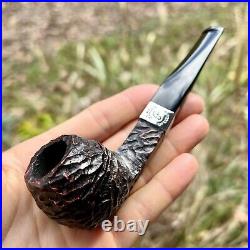 Peterson Donegal Rocky Rusticated Bulldog (150) Fishtail Tobacco Pipe New