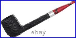 Peterson Dracula Rusticated Canadian (264) Fishtail Tobacco Pipe New