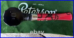Peterson Dracula Rusticated Poker (701) Fishtail Tobacco Pipe New
