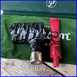 Peterson Dracula Rusticated Poker (701) Fishtail Tobacco Pipe New