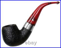 Peterson Dracula SandBlast 221 Tobacco Smoking Pipe Fishtail Stem 3043K