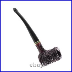 Peterson Emerald 701, P-Lip, Poker Tobacco Pipe, Vulcanite Stem, 3mm