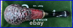 Peterson Emerald Rusticated Bent Apple (XL02) Tobacco Pipe NEW