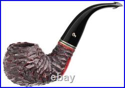 Peterson Emerald Rusticated Bent Apple (XL02) Tobacco Pipe NEW