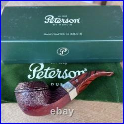 Peterson Irish Harp Sandblasted Bent Bulldog (80s) Tobacco Pipe NEW