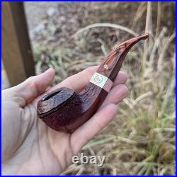 Peterson Irish Harp Sandblasted Bent Bulldog (80s) Tobacco Pipe NEW
