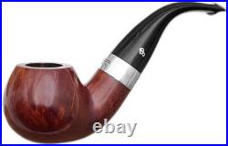 Peterson Kildare Silver Mounted Bent Apple (XL02) P-Lip Tobacco Pipe New
