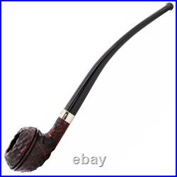 Peterson Pipes Tavern Rusticated, Rhodesian, Semi Churchwarden, 3mm Tobacco Pipe