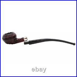 Peterson Pipes Tavern Rusticated, Rhodesian, Semi Churchwarden, 3mm Tobacco Pipe