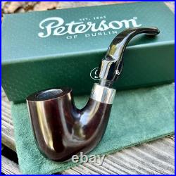 Peterson Pub Pipe Heritage Bent P-Lip Tobacco Pipe LARGE XL XXL New