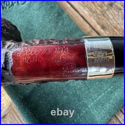 Peterson Pub Pipe Rusticated Billiard P-Lip Tobacco Pipe LARGE XL New