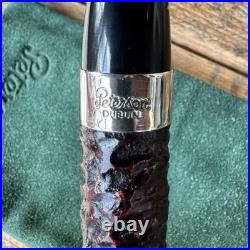 Peterson Pub Pipe Rusticated Billiard P-Lip Tobacco Pipe LARGE XL New