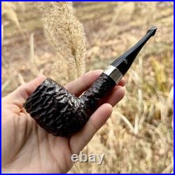 Peterson Pub Pipe Rusticated Billiard P-Lip Tobacco Pipe LARGE XL New