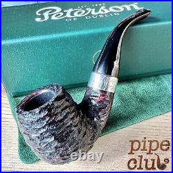 Peterson Sherlock Holmes Rusticated Professor P-Lip Tobacco Pipe New