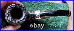 Peterson Sherlock Holmes Rusticated Professor P-Lip Tobacco Pipe New