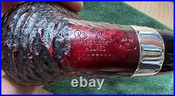 Peterson Sherlock Holmes Rusticated Professor P-Lip Tobacco Pipe New