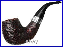 Peterson Sherlock Holmes Rusticated Professor P-Lip Tobacco Pipe New