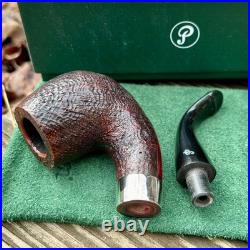 Peterson Sherlock Holmes SANDBLASTED Professor P-Lip Tobacco Pipe New