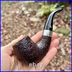 Peterson Sherlock Holmes SANDBLASTED Professor P-Lip Tobacco Pipe New